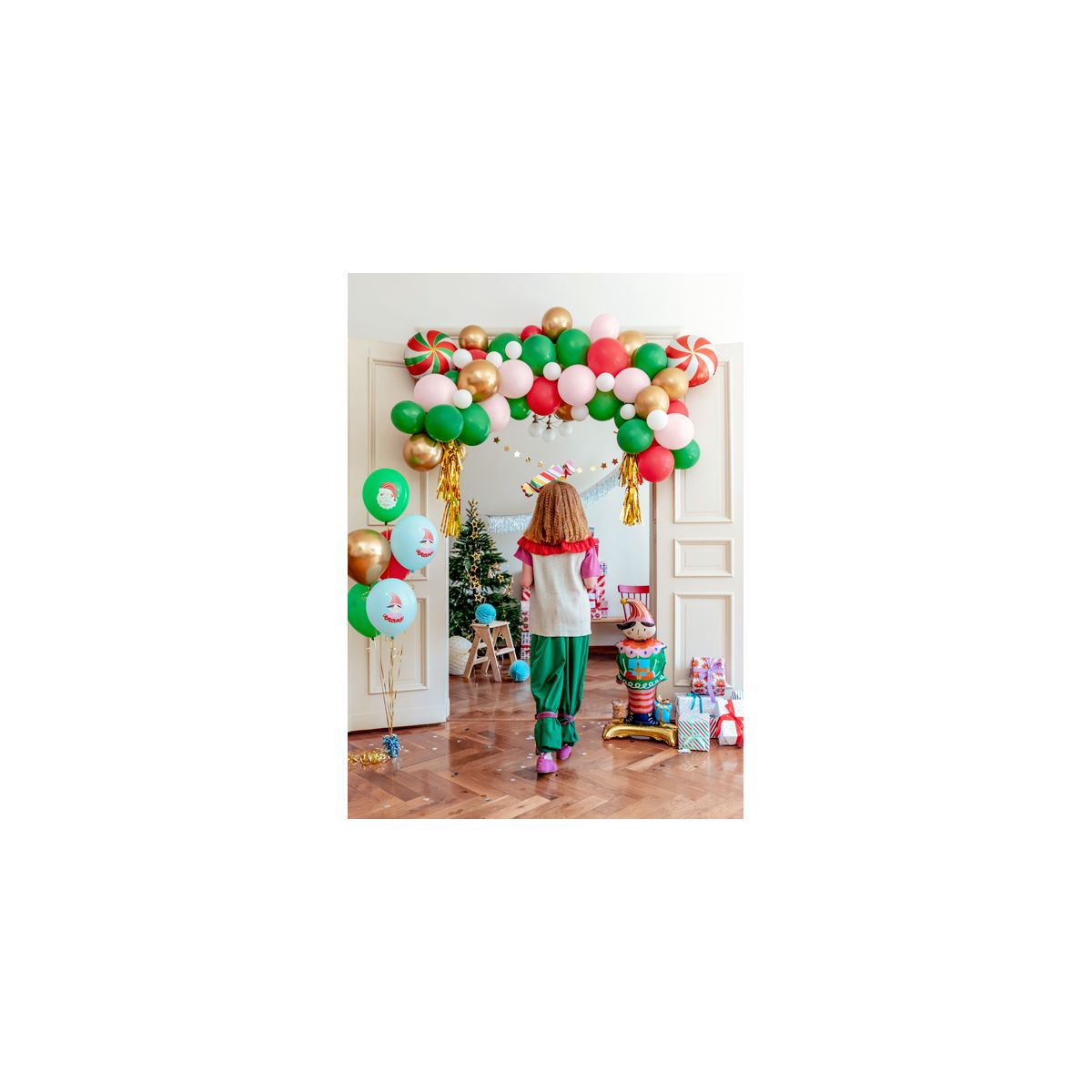 Balon foliowy Partydeco stpjący, Elf 46x88cm (FB161)