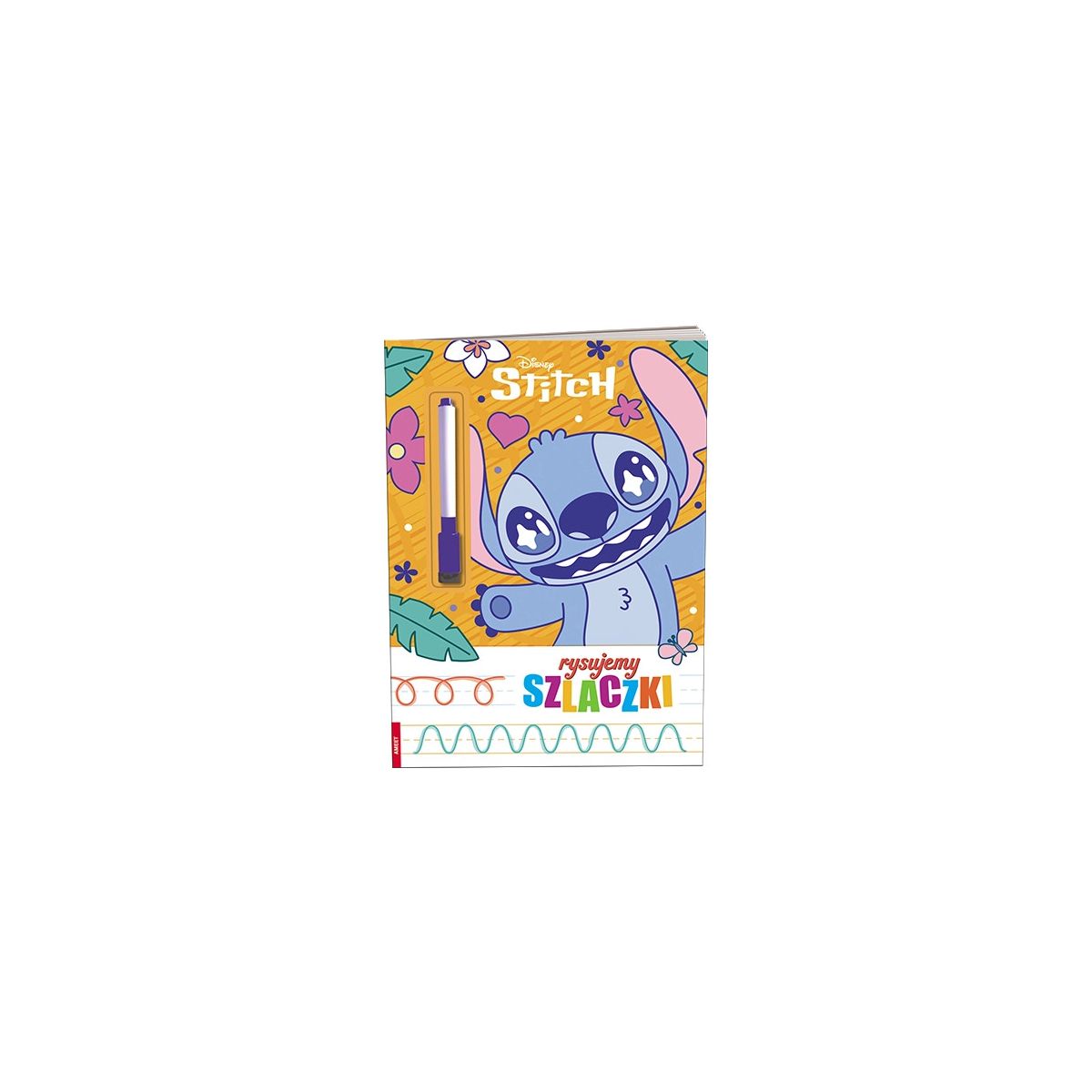 Książeczka edukacyjna Stitch. Rysujemy Szlaczki Ameet (KSS 9115)