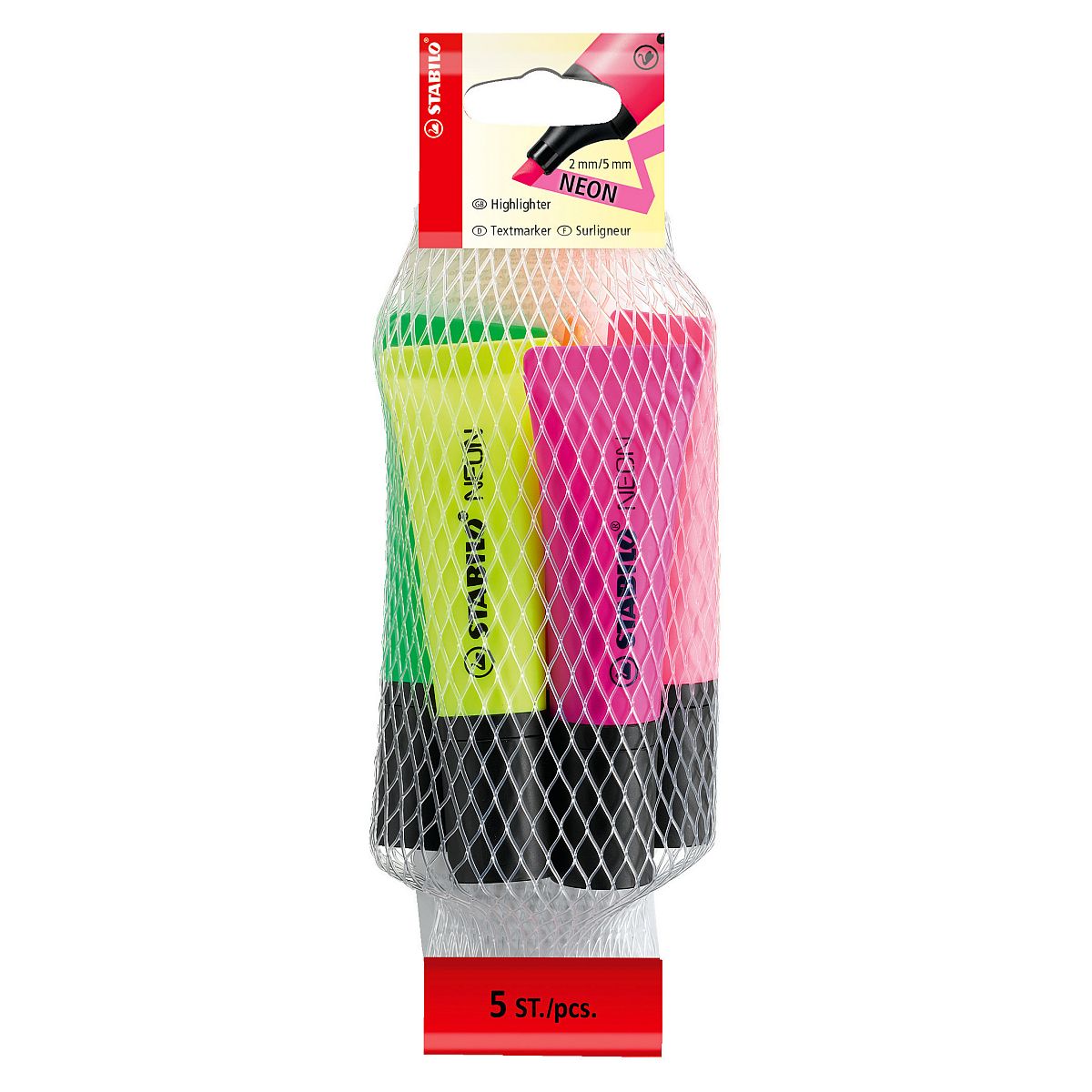 Zakreślacz Stabilo BOSS neon mix 2,0-5,0mm (72/5-2)