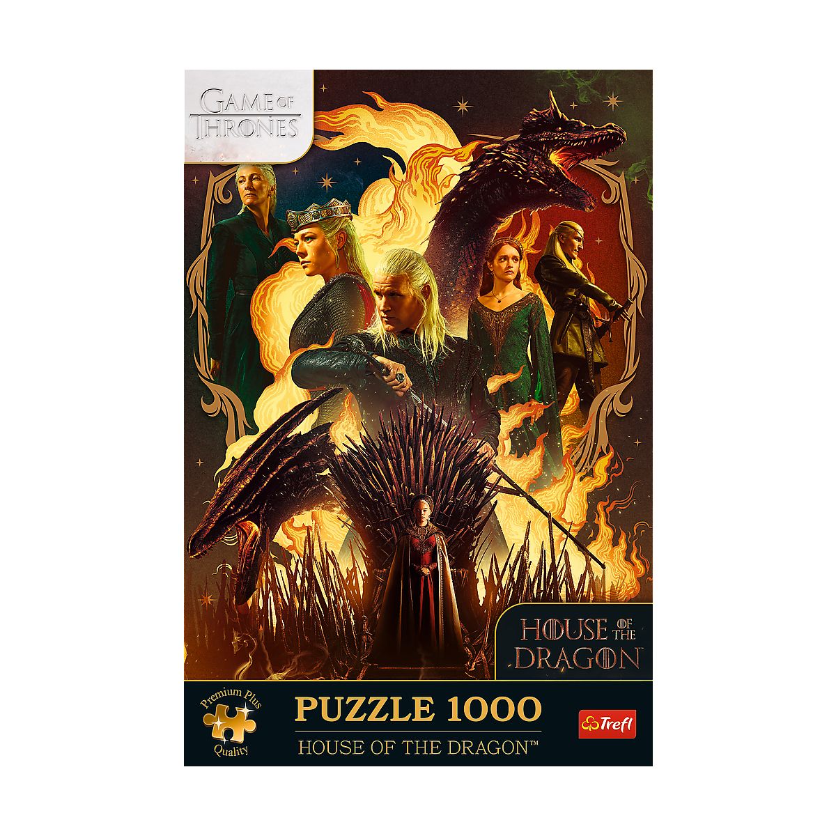 Puzzle Premium Plus Ród Smoka 1000 el. Trefl (12068)