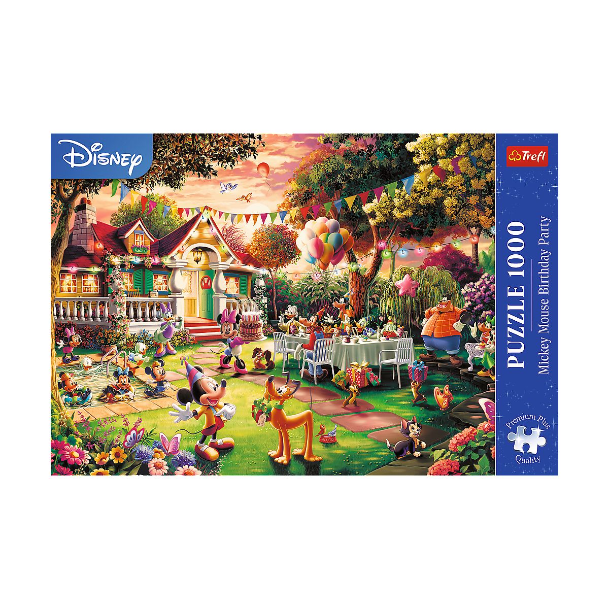 Puzzle Myszka Miki Premium Plus Przyjęcie urodzinowe 1000 el. Trefl (10915)