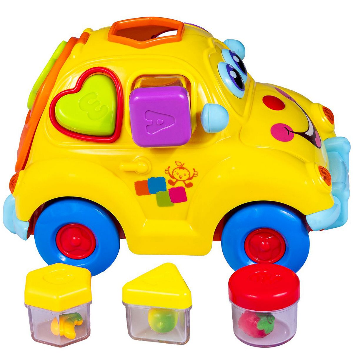 Sorter Zabawne auto z muzyką i światłem Smily Play (SP83668)