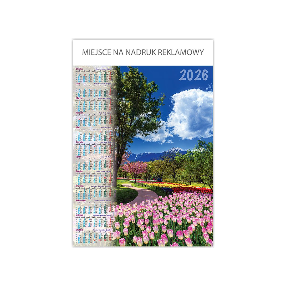 Kalendarz ścienny PARK plakatowy 670mm x 988mm Telegraph (04)