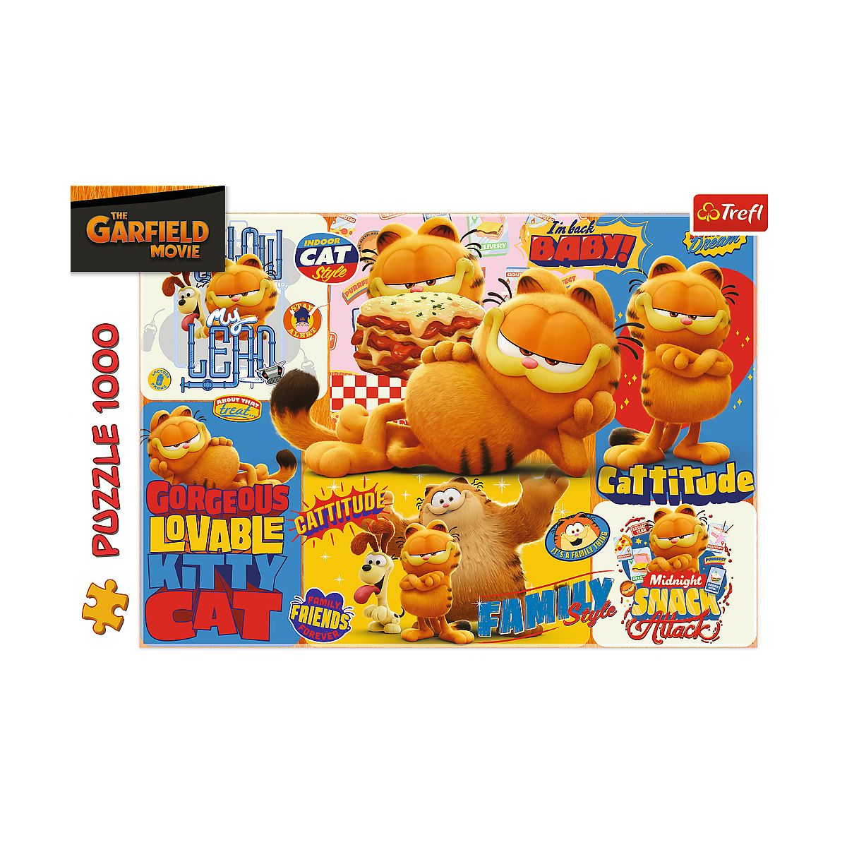 Puzzle Przygody Garfilda 1000 el. Trefl (10935)