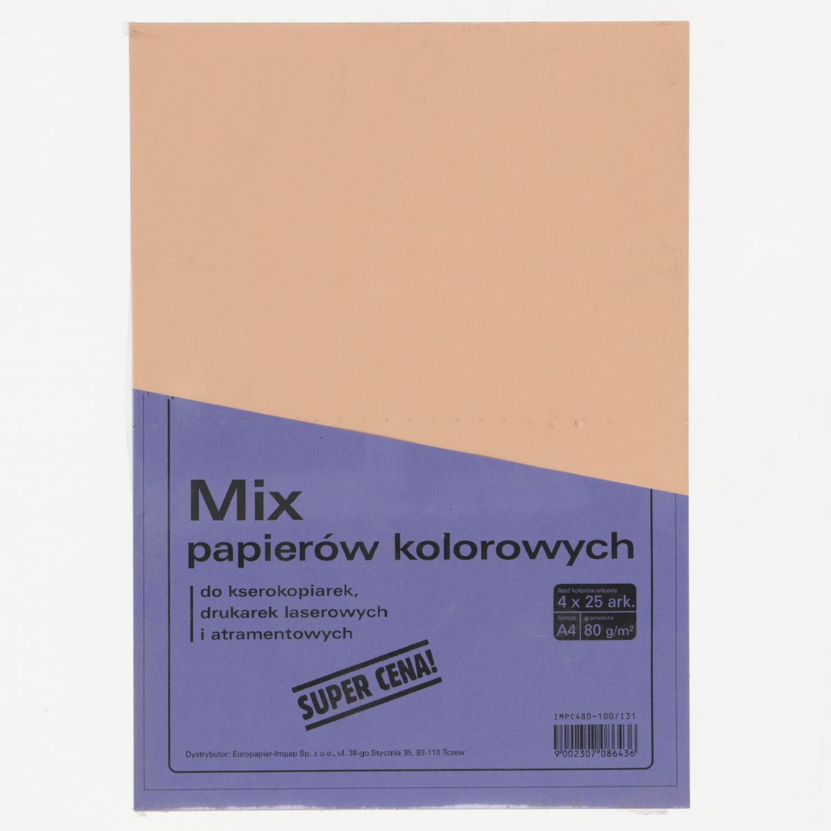 Papier kolorowy A4 mix 80g Rogatin