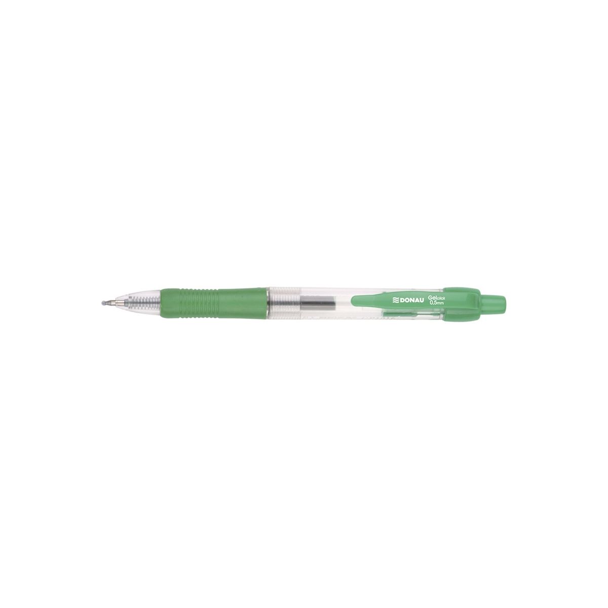 Długopis żelowy zielony 0,25mm Donau (7344001PL-06)