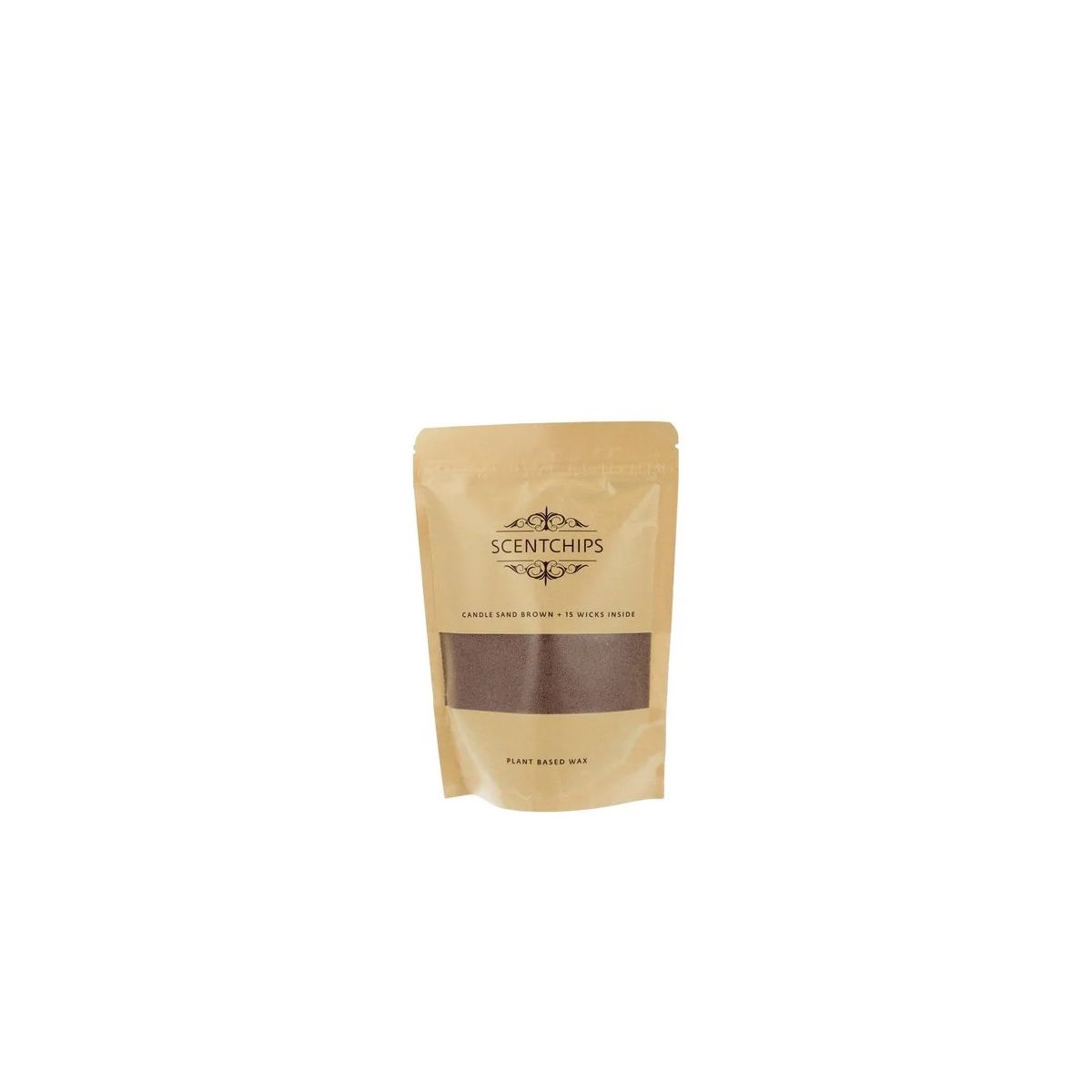 Świeca piaskowa 250g brązowa Pavoncella (8716516204277)