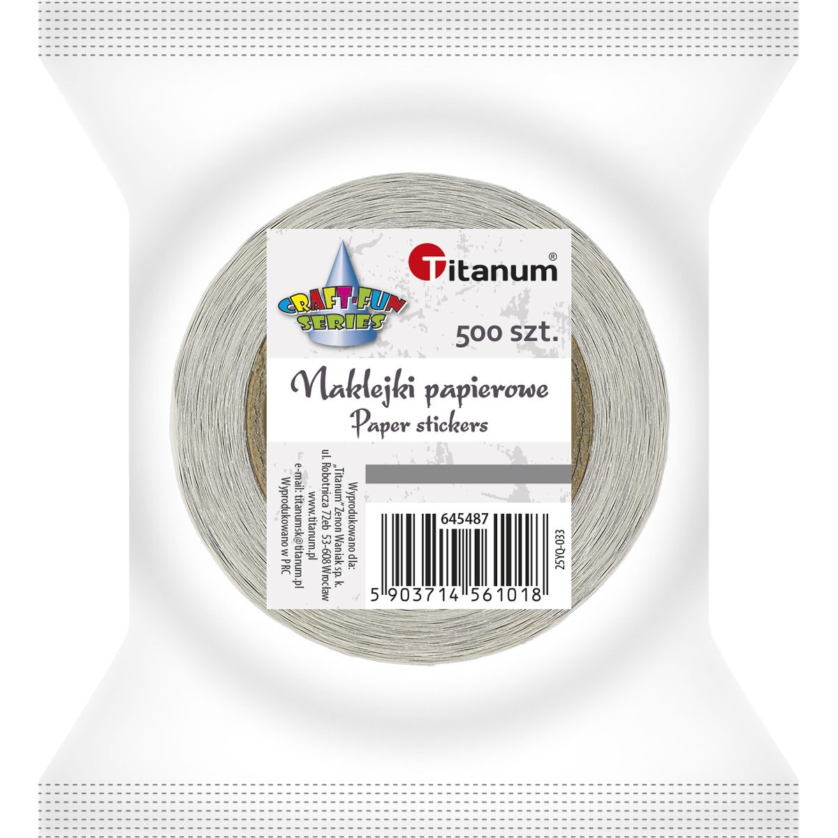 Naklejka (nalepka) Craft-Fun Series Psy Naklejki na rolce Titanum (25YQ-033)
