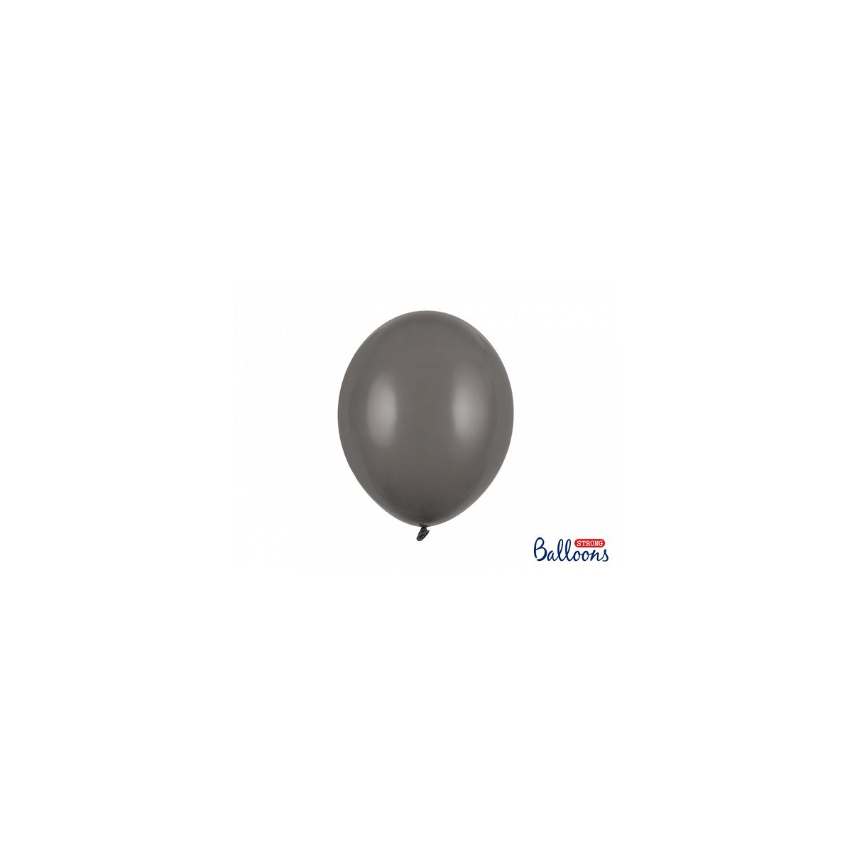 Balon gumowy Partydeco Strong Pastel Grey 100 szt. szary 300mm (SB14P-091)