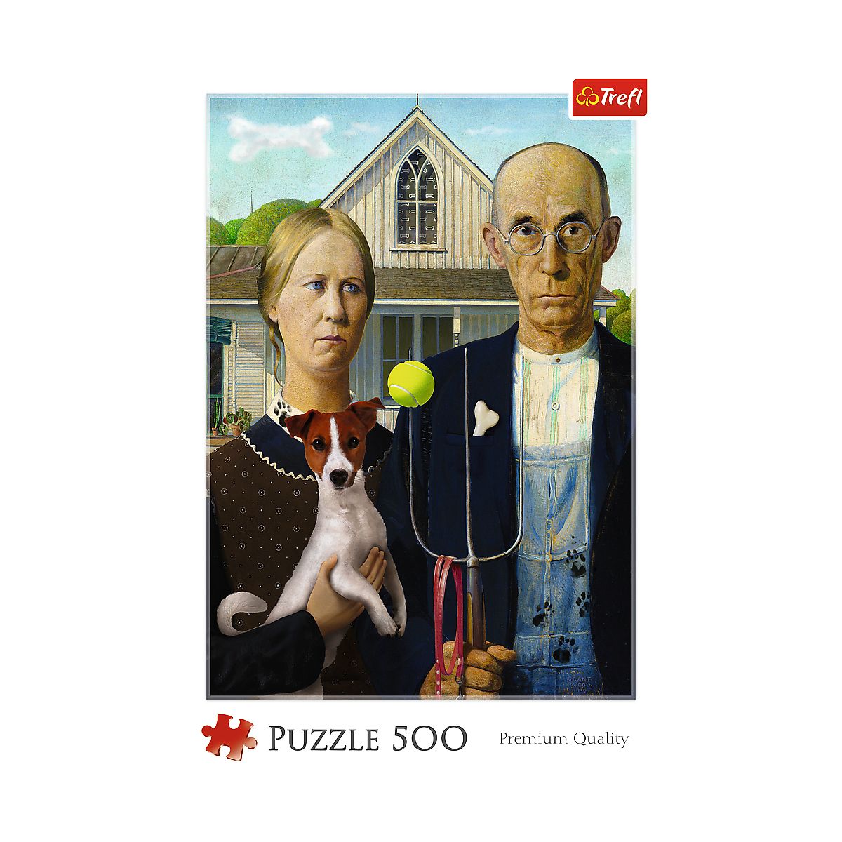 Puzzle American Gothic 500 el. Trefl (37526)