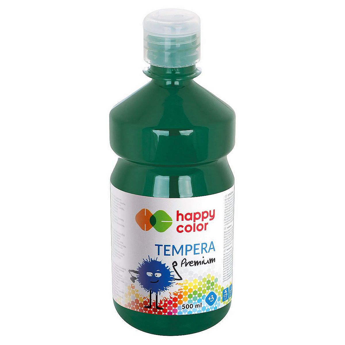 Farba tempera Happy Color kolor: zielony ciemny 500ml (HA 3310 0500-52)