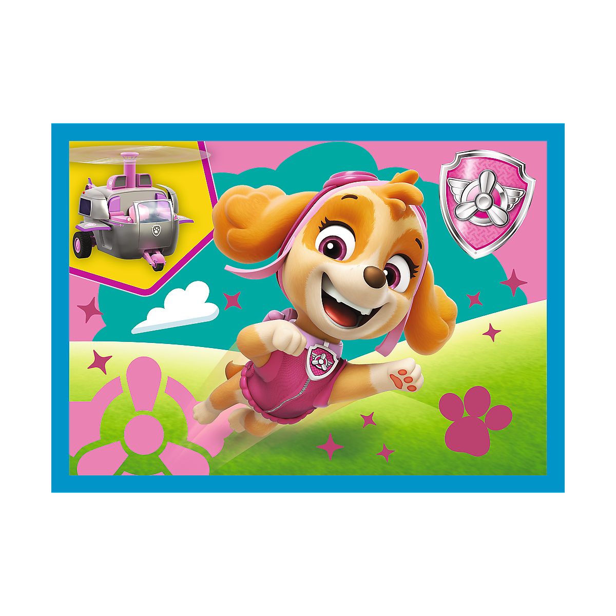 Puzzle Trefl Paw Patrol Biegnące Pieski 4w1 el. (34628)