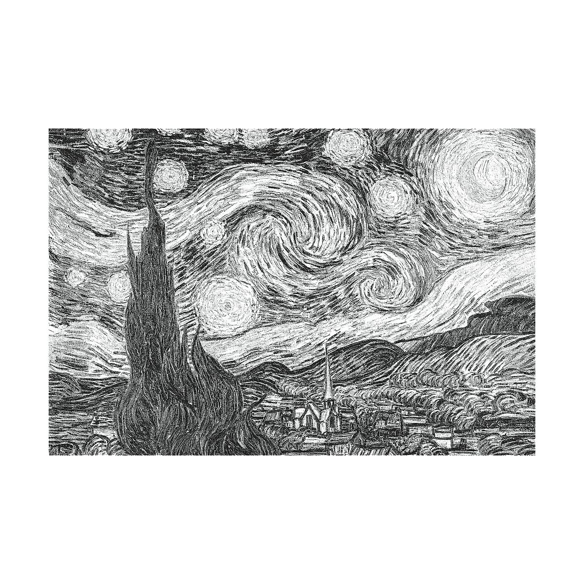 Puzzle Gwiaździsta Noc, Vincent van Gogh Trefl (37544)