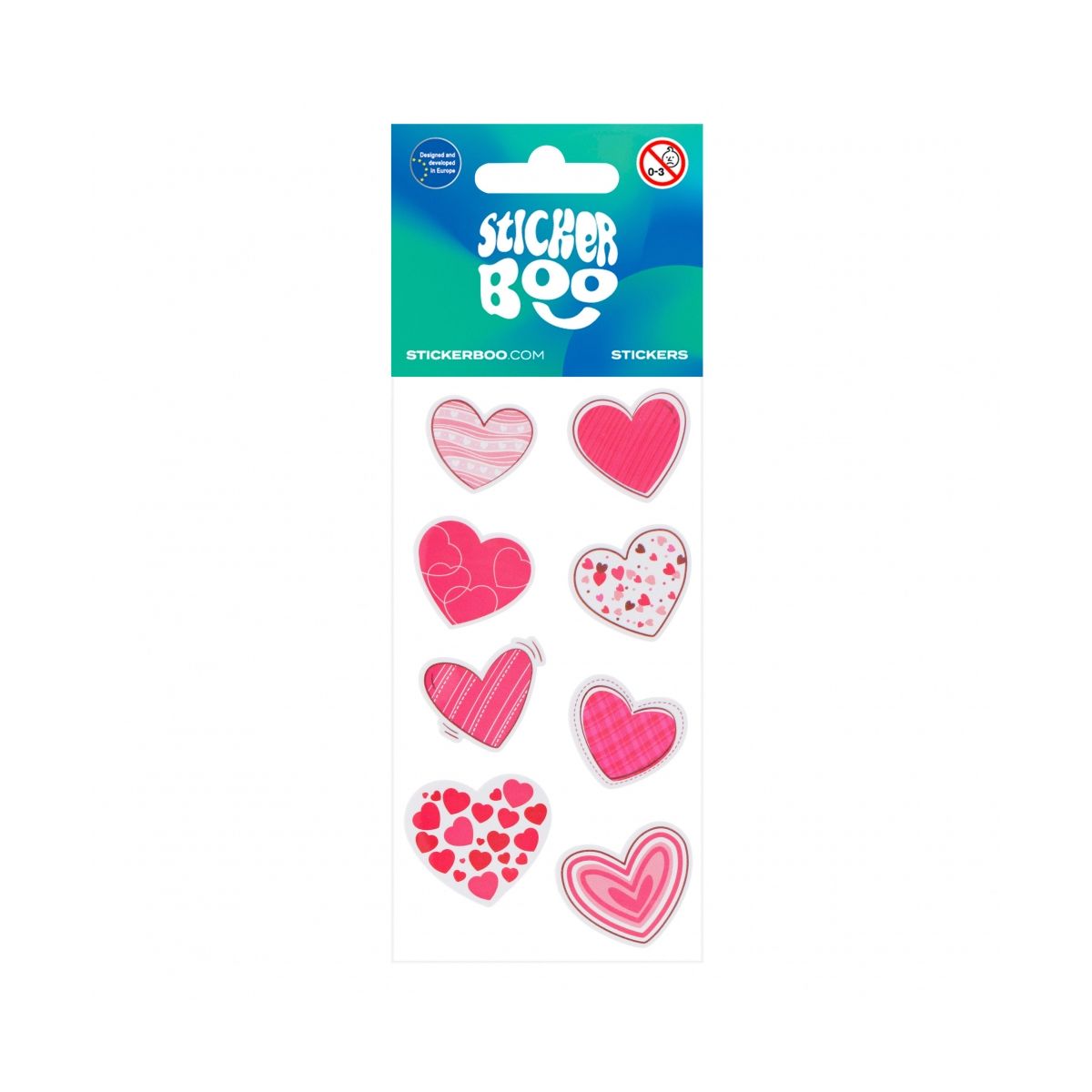 Naklejka (nalepka) Serca Sticker Boo (534613)