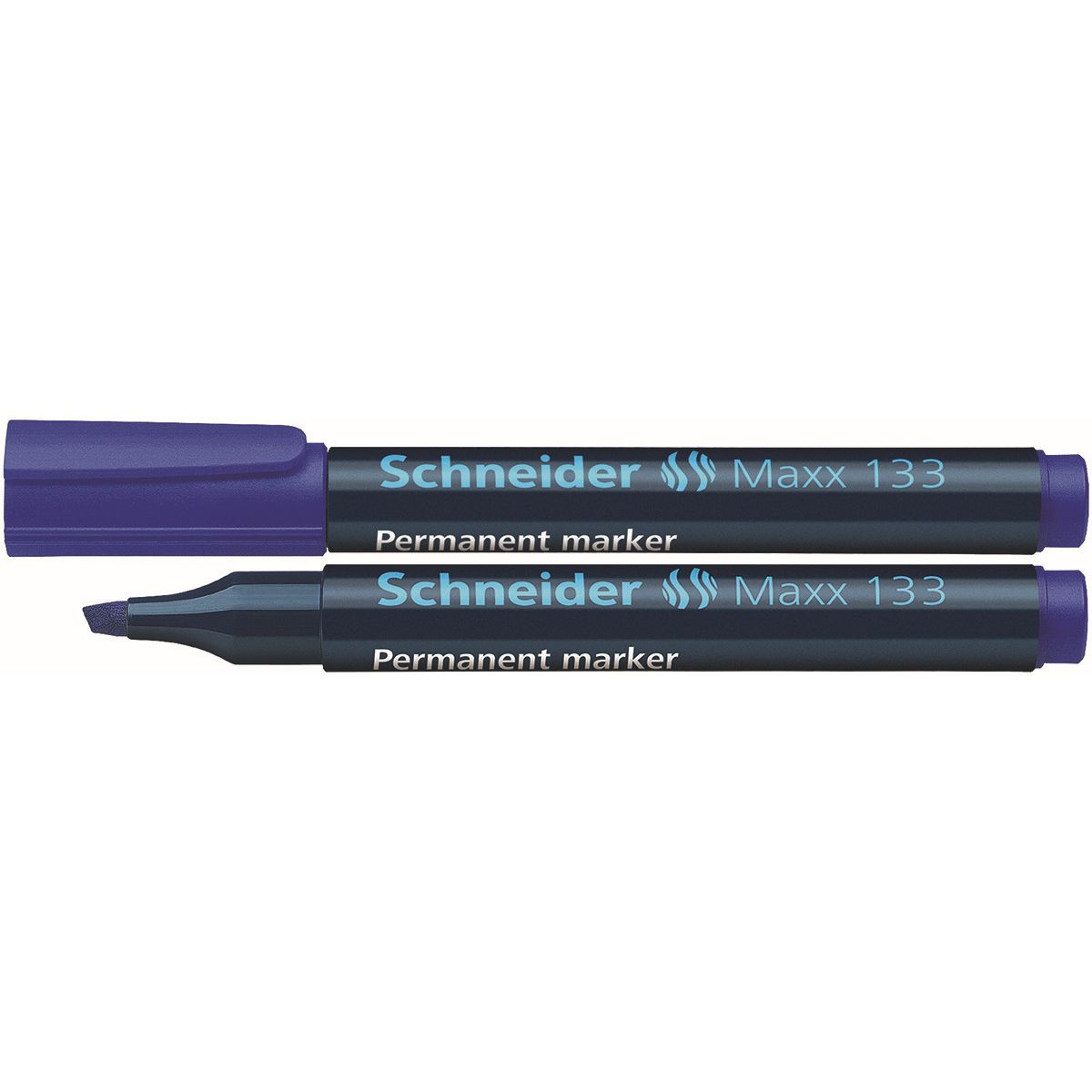 Marker permanentny Schneider Maxx 133 niebieski 1,0-3,0mm ścięta końcówka (SR113303)