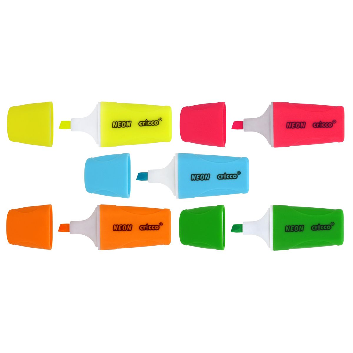 Zakreślacz Cricco mini neon 80 szt mix (CR390PB80)
