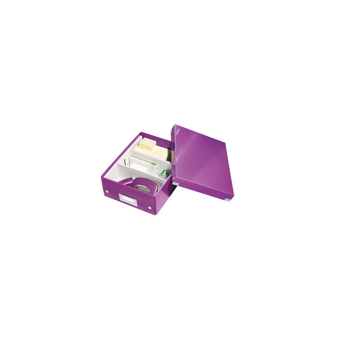 Pudło archiwizacyjne Click & Store z przegródkami fioletowy karton [mm:] 220x100x 285 Leitz (60570062)