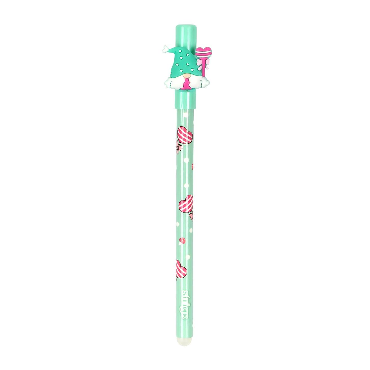 Długopis wymazywalny wymazywalny Skrzaty 5902315577527 niebieski 0,5mm Strigo (SSC18)