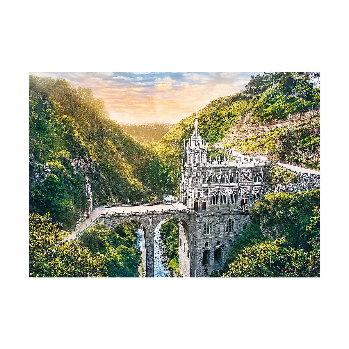 Puzzle Trefl Sanktuarium Las Lajas, Kolumbia 1000 el. (10724)