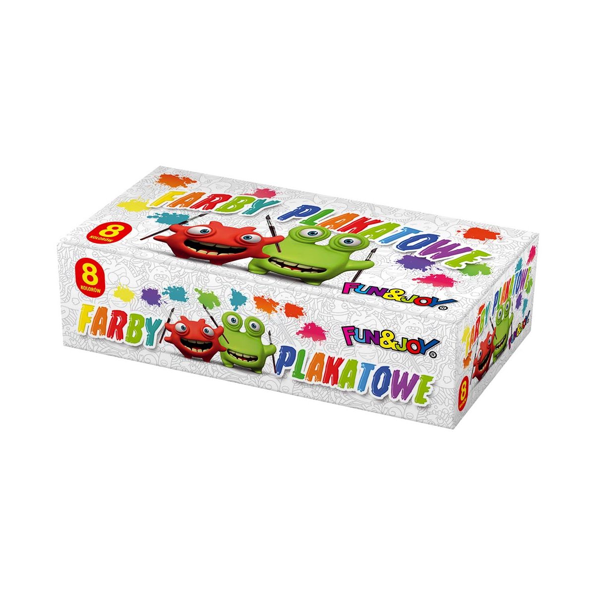 Farby plakatowe Fun&Joy kolor: mix 20ml 8 kolor. (FJ-008)