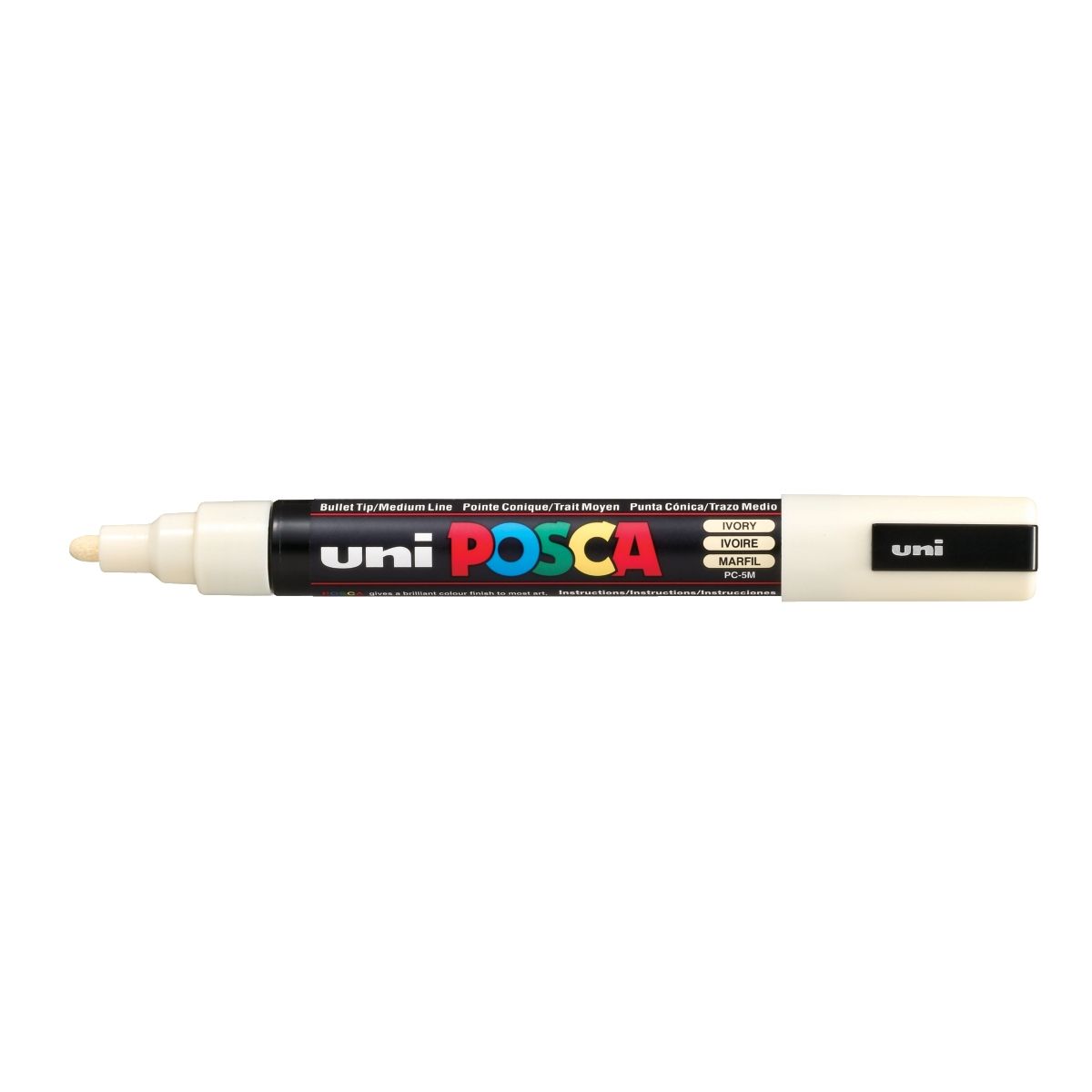 Marker specjalistyczny Posca wkład kość słoniowa 1,8-2,5mm okrągła końcówka Uni (PC-5M)