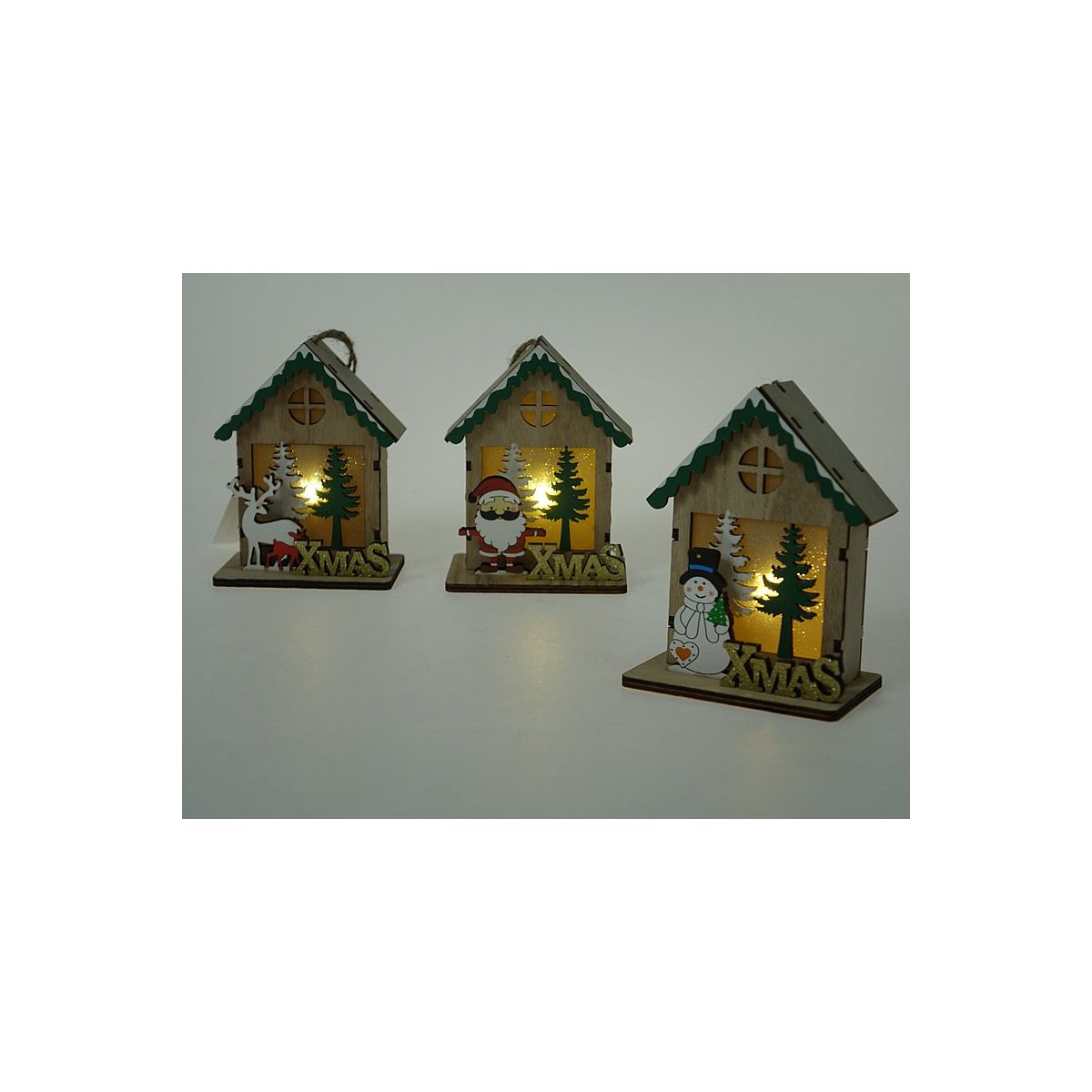 Lampki świąteczne domek Led 12cm Adar (579965)