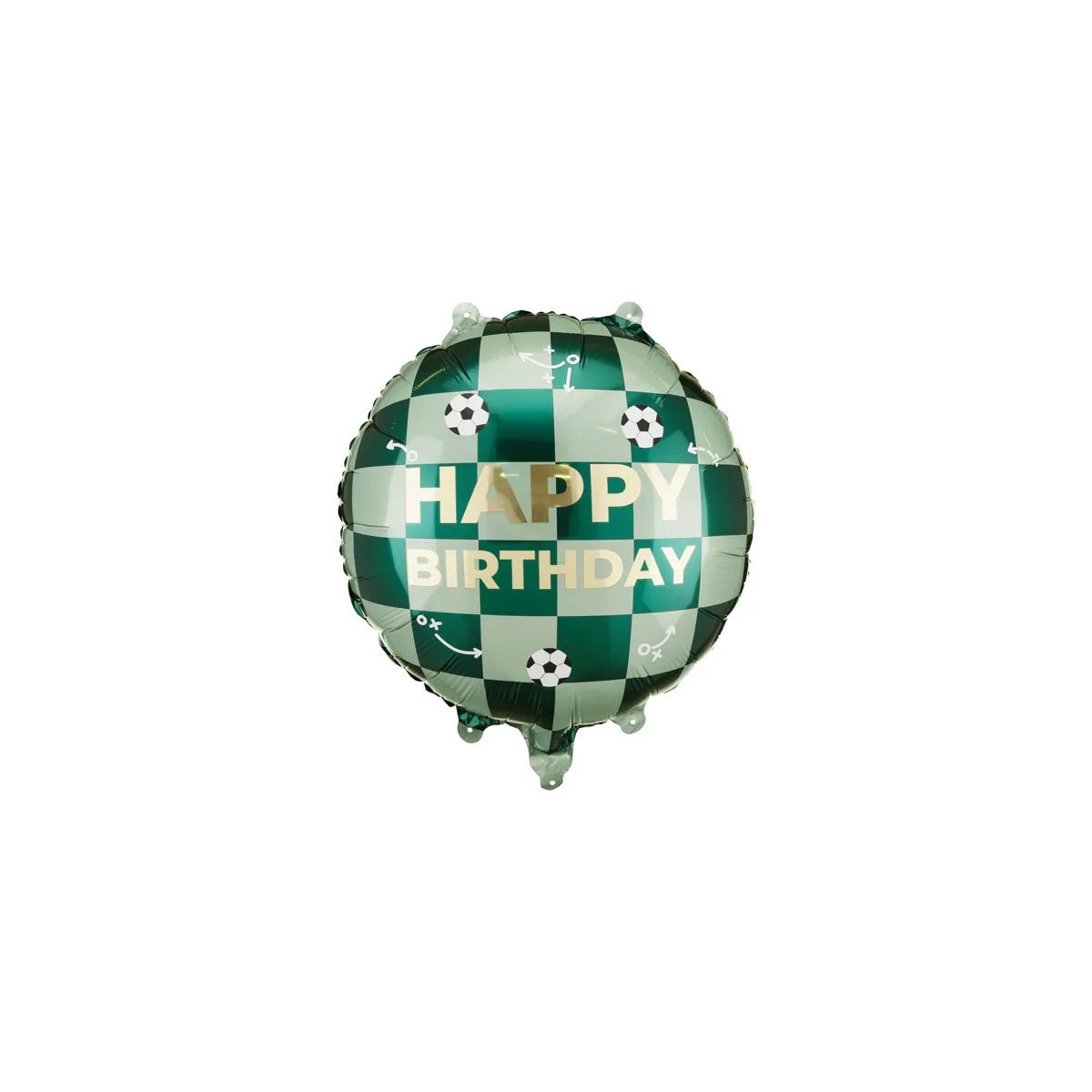 Balon foliowy Partydeco Happy Birthday piłki 18cal (FB296)