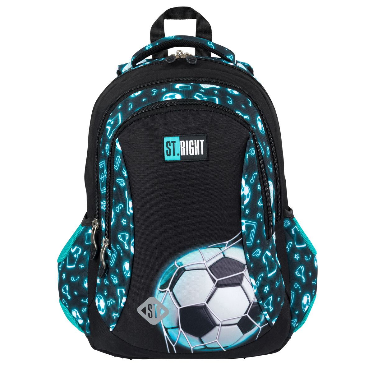 Plecak NEON FOOTBALL 3-KOMORY St.Right (BP-26)