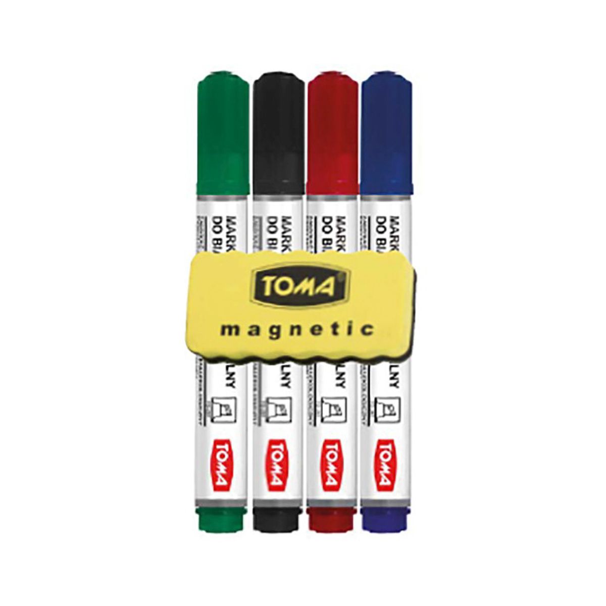 Marker suchościeralny wkład mix 1,5mm okrągła końcówka Toma