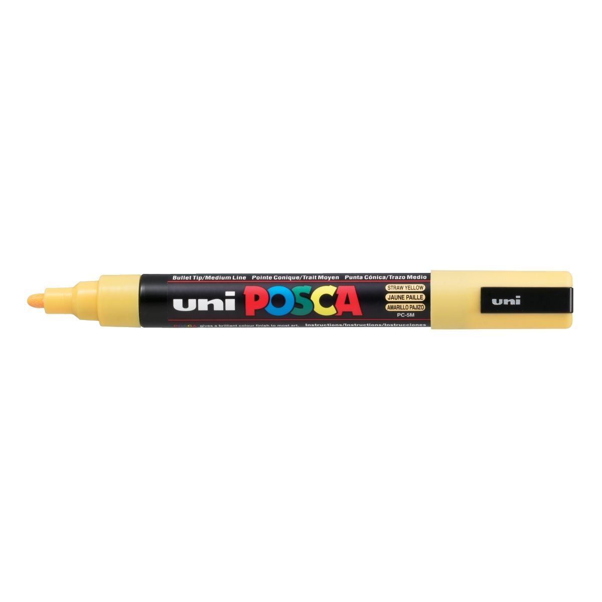 Marker specjalistyczny Posca żółty ciemny 1,8-2,5mm okrągła końcówka Uni (PC-5M)
