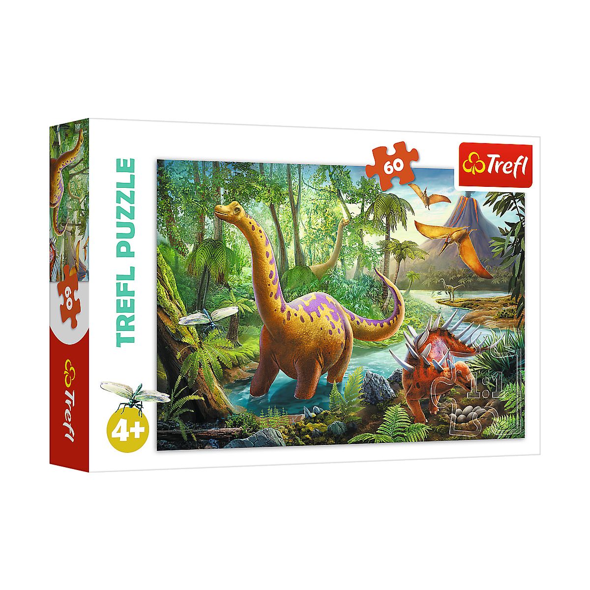 Puzzle Trefl wędrówka dinozaurów 60 el. (17319)