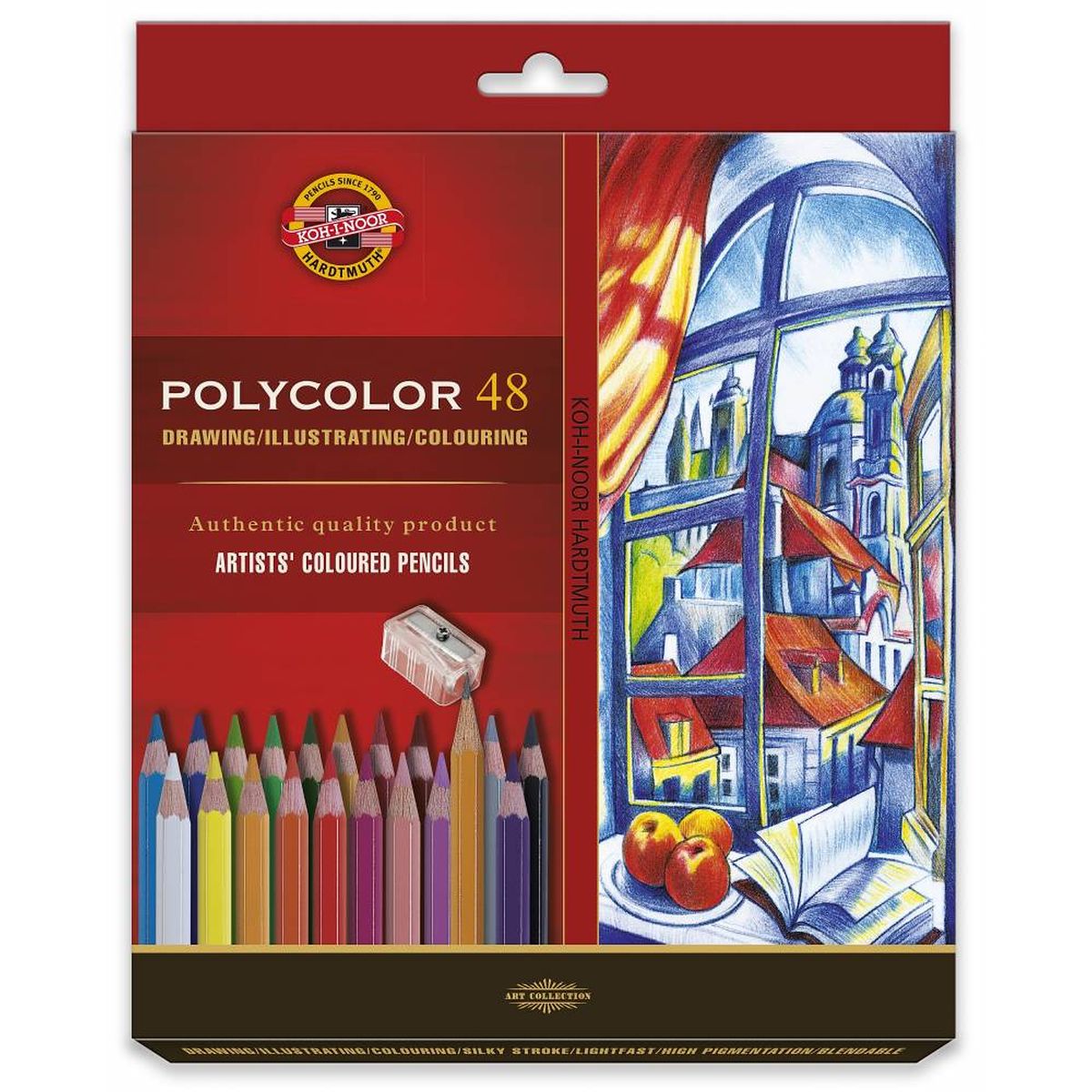 Kredki ołówkowe kin kredki polycolor retro 48 kolorów 48 kol. (3826)
