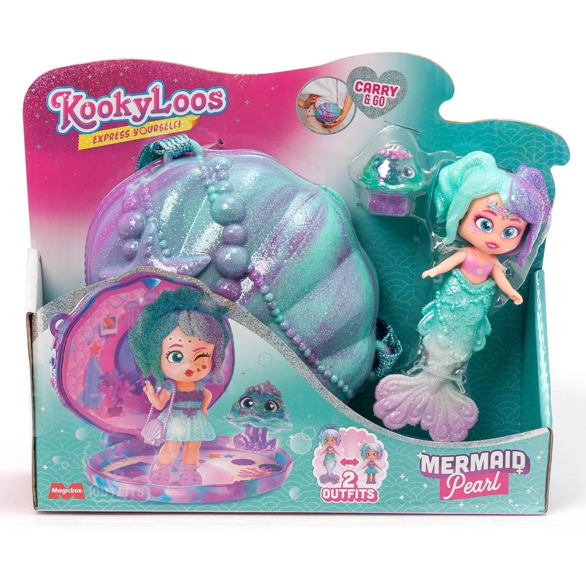 Lalka Orbico Sp. Z O.o. Kookyloos Kooky Mermaids Syrena Pearl (PKLSP104IN70)