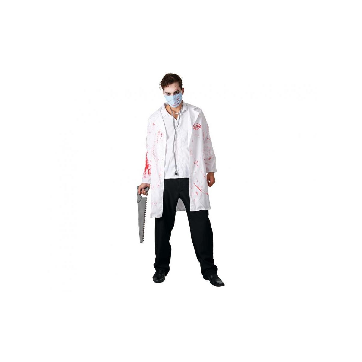 Kostium Zestaw dla dorosłych Doktor Zombie (płaszcz, maska), rozm. 56 Godan (SL-DR56)