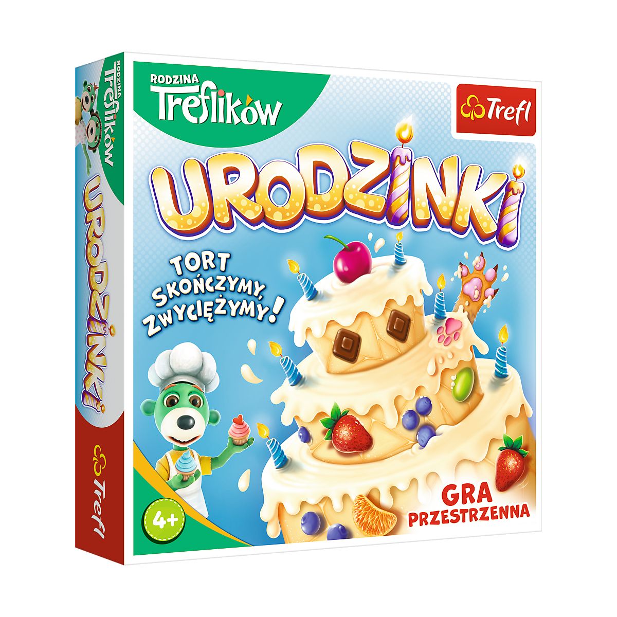 Gra edukacyjna Trefl Urodzinki z Rodziną Treflików Urodzinki Rodzina Treflików (02065)