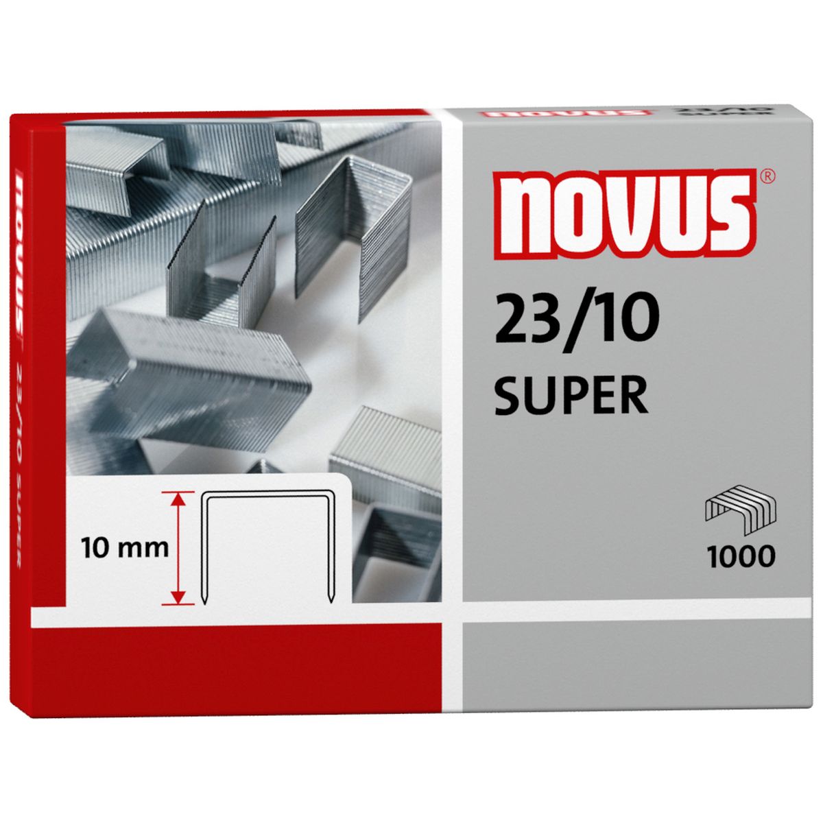 Zszywki 23/10 Novus 1000 szt