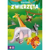 Książeczka edukacyjna Wypychanki. Zwierzęta Zielona Sowa