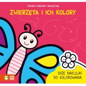 Książeczka edukacyjna Nowe zabawy malucha. Zwierzęta i ich kolory Zielona Sowa