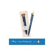 Długopis ZENITH DYPLOMAT-02 etui GB niebieski Cresco (250060_02)