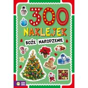 Książeczka edukacyjna 300 naklejek . Boże Narodzenie Zielona Sowa