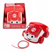 Telefon zabawkowy telefonik gadułki czerwony Fisher Price (JGG97)