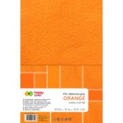 Filc Happy Color kolor: pomarańczowy 10 ark. [mm:] 200x300 (HA 7150 2030-4)