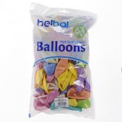 Balon gumowy Partydeco perłowy 100 szt mix 12cal (12M-000P)