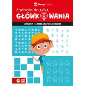 Książeczka edukacyjna Zadania do główkowania. Zabawy i łamigłówki logiczne Zielona Sowa