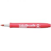 Marker specjalistyczny czerwony metaliczny decorite czerwony 1,0mm pędzelek końcówka Artline (AR-035 2 8)