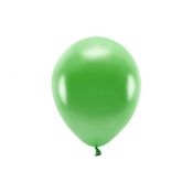 Balon gumowy Partydeco Metalizowane Eco Balloons zielony 260mm (ECO26M-101)