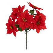 Ozdoba świąteczna Bukiet poinsencji (7 kwiatów) Arpex (VB7819)
