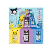 Telefon zabawkowy zwierzak 3 kolory światło i dźwięk 14cm Bigtoys (BTEL8466)