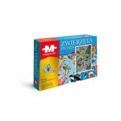 Puzzle Demart MAPPUZZLE zwierzęta świata