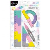 Komplet geometryczny 4 el. Kidea (ZGPB20CM4K)